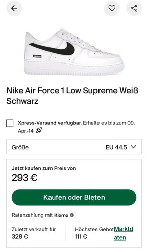 Nike air force supreme - supreme, low