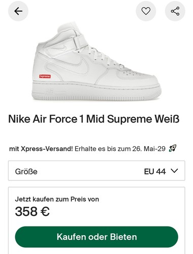 Supreme nike air - x,